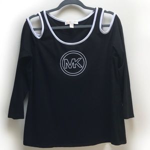 Michael Kors cold-shoulder top, XL